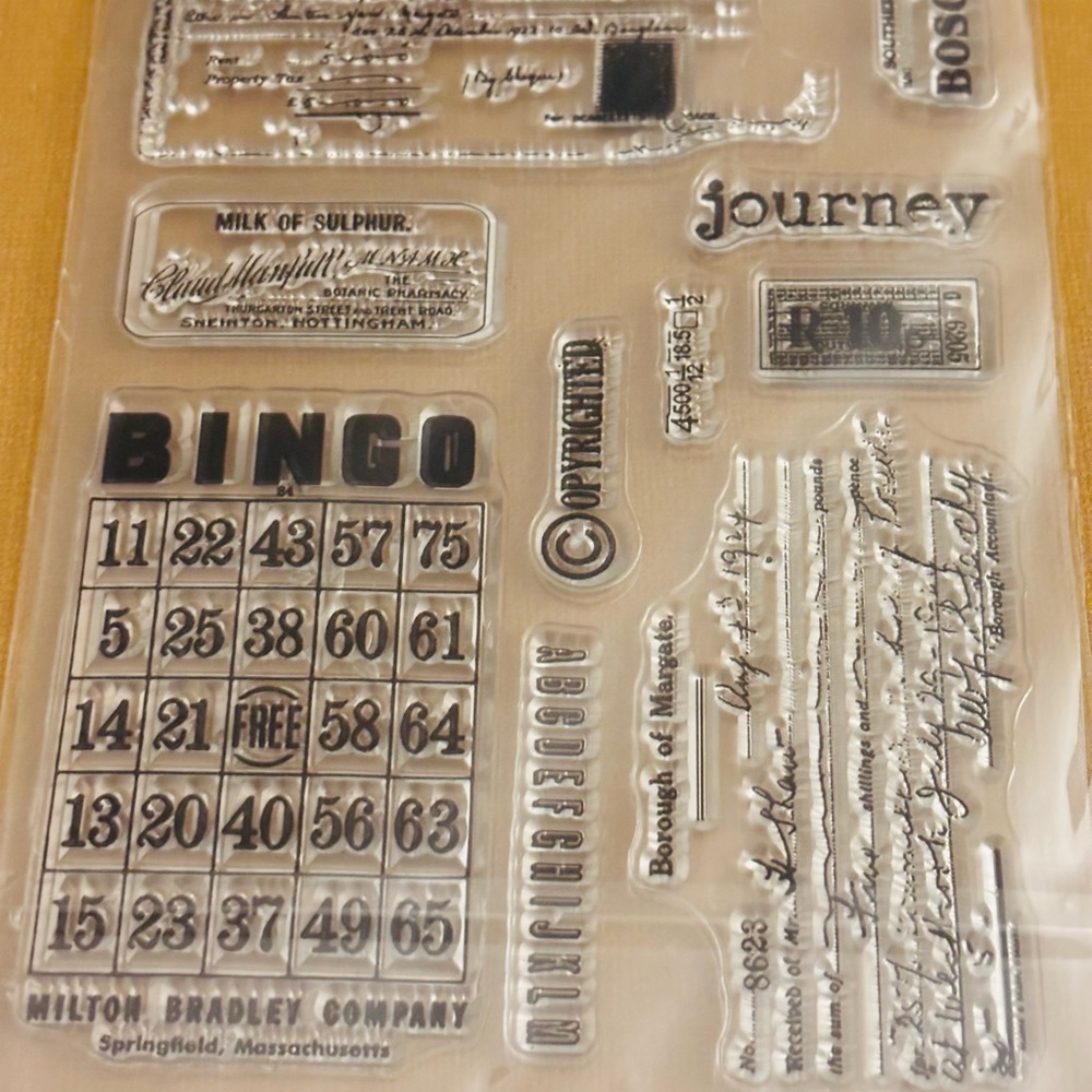 Clear Home Design Stamps Set